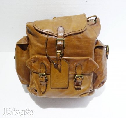 Polo Ralph Lauren bőr hátizsák táska barna