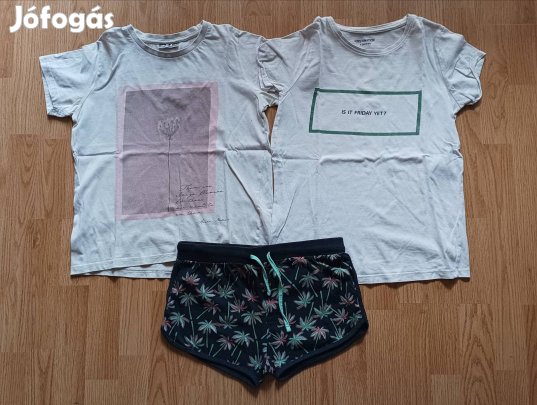 Póló, rövidnadrág szett 158/164