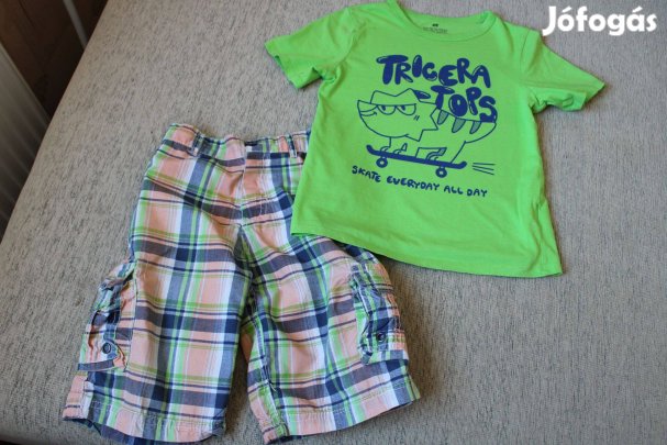 Póló és rövidnadrág 8 éves kisfiúnak