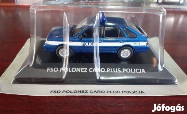 Polonez Caro plus policia kisauto modell 1/43 Eladó