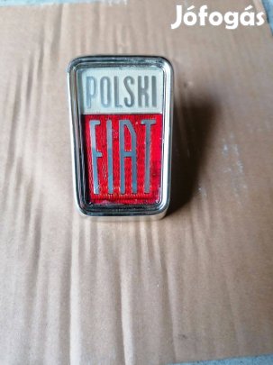 Polski Fiat 125 és 126 eredeti gyári és új díszrács embléma