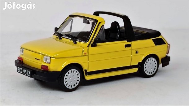 Polski Fiat 126 Bosmal cabriolet modellautó 1:43 új bontatlan eladó