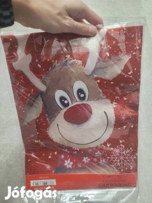 Polyester, karácsonyi mintás kötény