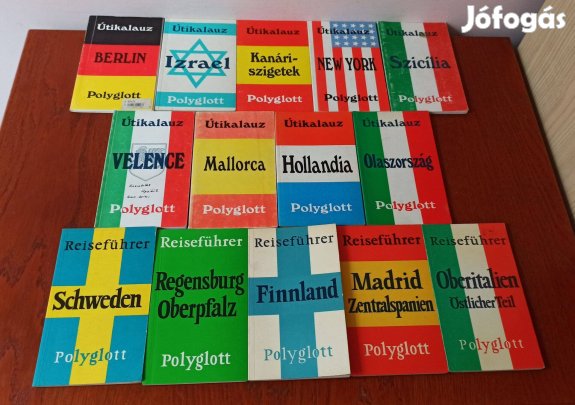 Polyglott utikönyv csomag / 14 db utikönyv