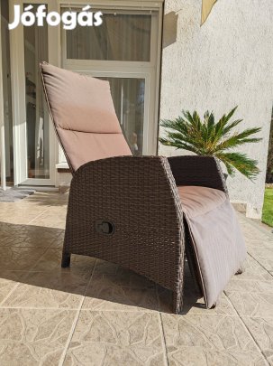 Polyrattan fotelágy