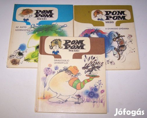 Pom Pom meséi könyvkollekció (3 db, egyben)