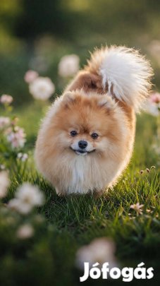Pomerániai törpe spitz növendék kan