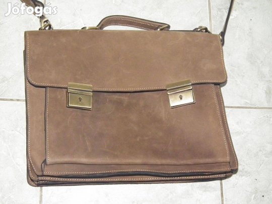 Pompás új férfi valódi bőrtáska aktatáska válltáska bőr táska nr.8