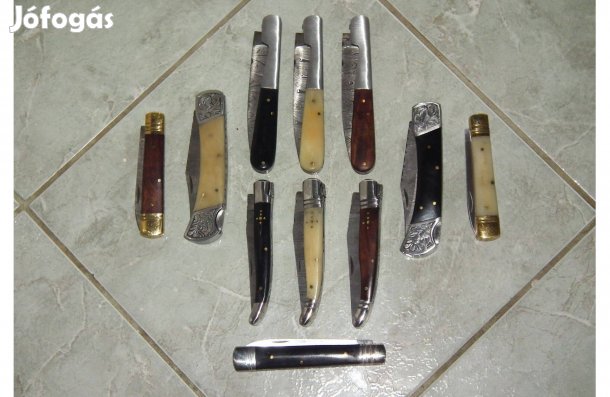 Pompás zsebkés kollekció bicska gyűjtemény