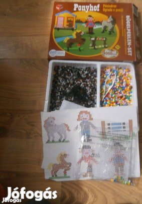 Póniudvar vasalható gyöngy szett 4000 db