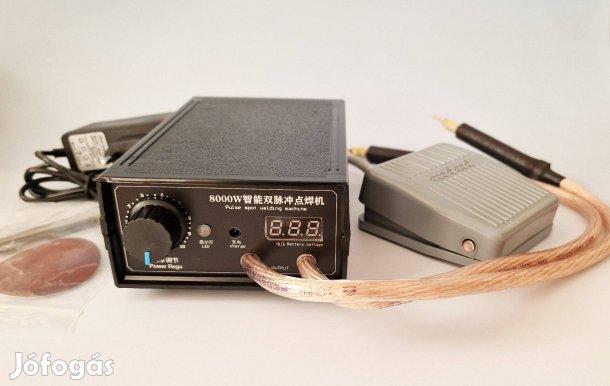 Ponthegesztő Hordozható mini 8000W 18650, 21700 stb. akkukho