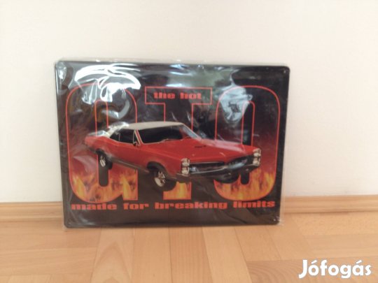 Pontiac GTO fém tábla eladó