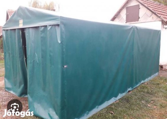 Ponyvagarázs kép illusztráció 