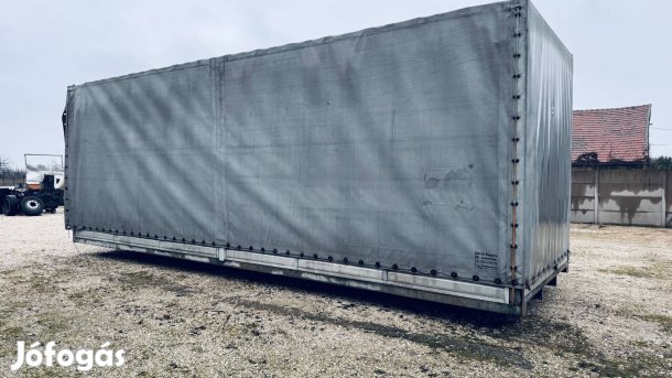 Ponyvás felépítmény 8m 