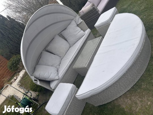 Ponyvás kertibútor szett