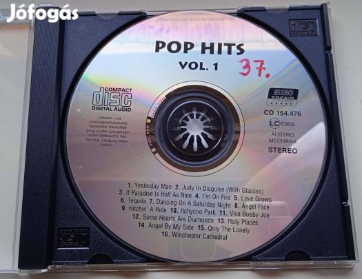 Pop Hits - Volume One - 16 All Time Greats (CD, Comp)