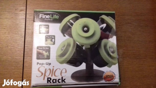 Pop-Up fűszertartó állvány szilikon tetőkkel Új