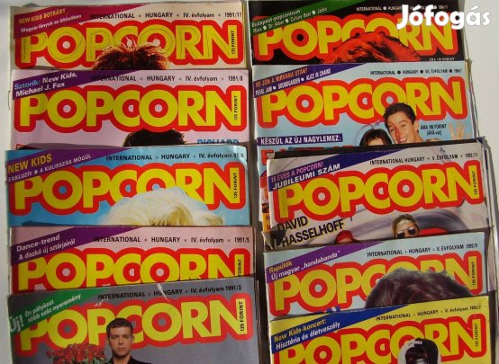 Popcorn újságok 1991-98