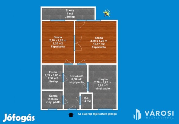 Pöpec lakás akár befektetésre is a Faragó utcában