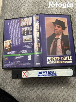 Popeye Doyle francia kapcsolat 3 vhs nagytok krimi