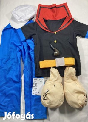 Popeye jelmez, tengerész jelmez G351