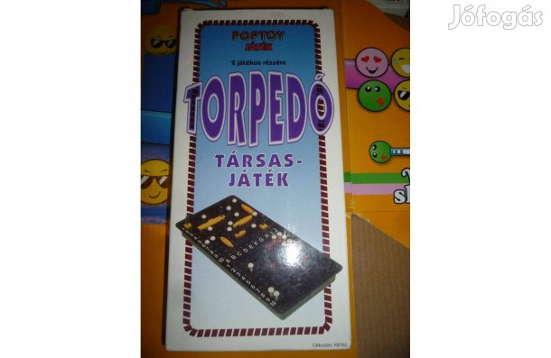 Poptoy Torpedó bütykös úti társasjáték