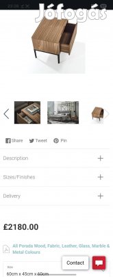 Porada Nara Premium éjjeliszekrény