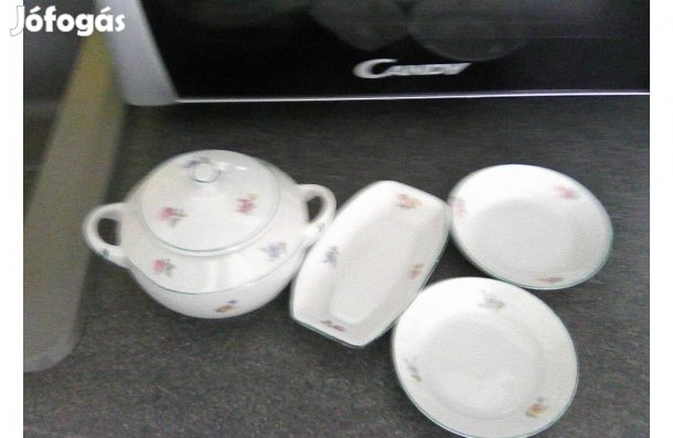 Porcelán babaétkészlet pótlásra! Gyűjtőknek!