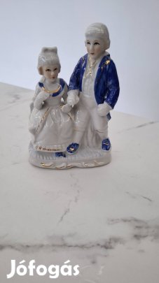 Porcelán barokk pár