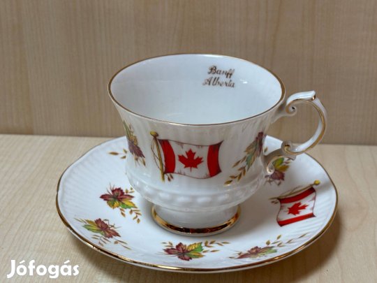 Porcelán csésze alátéttel, Kanada
