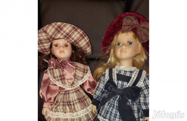 Porcelán fejű baba 40 cm