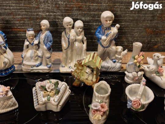 Porcelán figurák 4500Ft/db tól