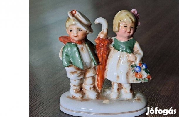 Porcelán gyermek páros