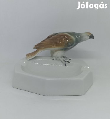 Porcelán hamutál madárral!