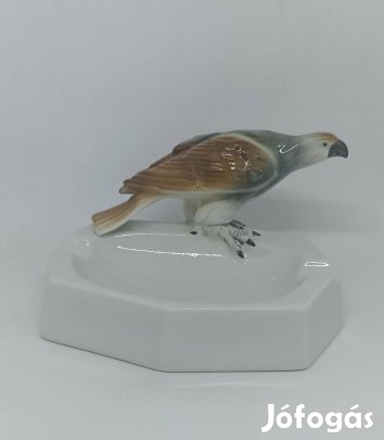 Porcelán hamutál madárral!
