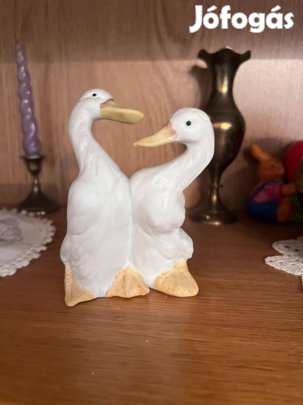 Porcelán kacsapár figura