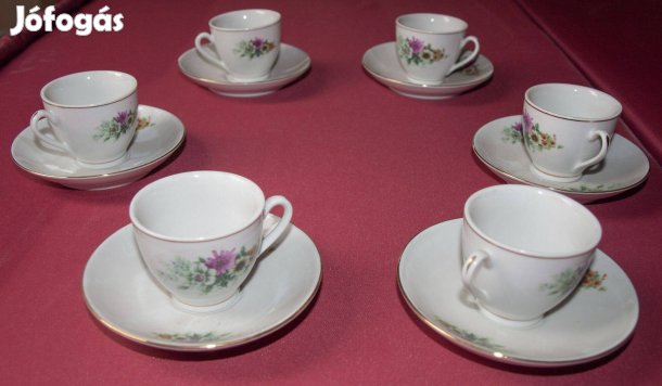 Porcelán kávéskészlet