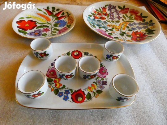 Porcelán készlet / Kalocsai /