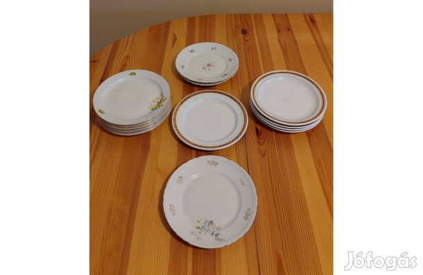 Porcelán kistányérok, Zsolnay, Alföldi