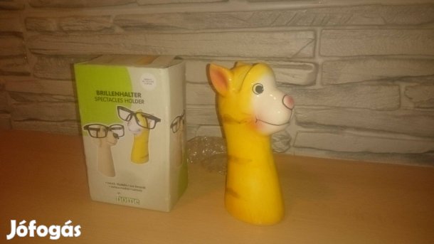 Porcelán kutyus szemüveg tartó új állapotban
