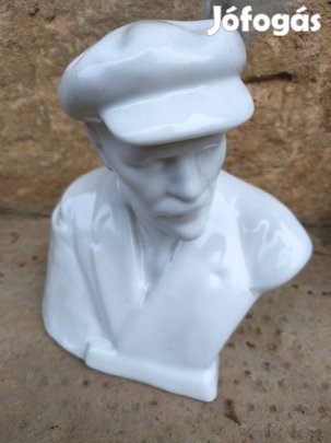 Porcelán lenin szobor