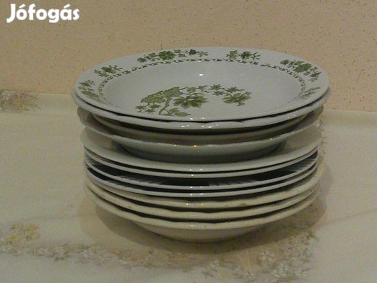 Porcelán mélytányér, konyhai csomag ( 11 db. )
