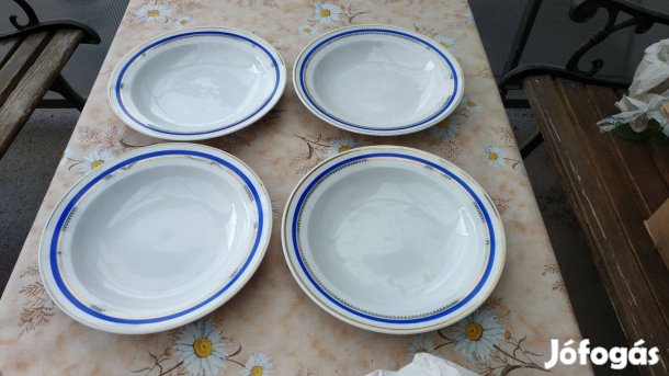 Porcelán mélytányérok retro