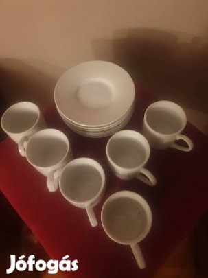 Porcelán mokkás készlet eladó