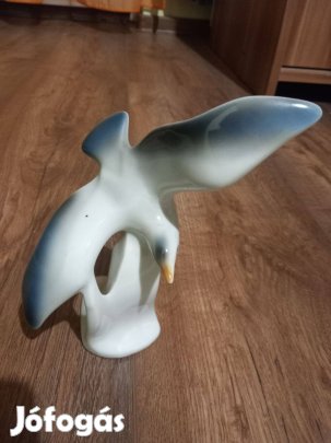 Porcelán nipp sirály hibátlan állapotban