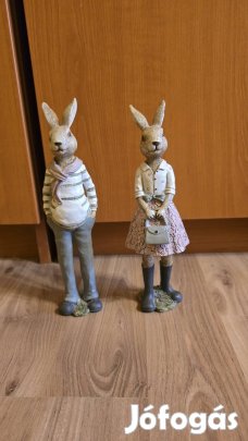 Porcelán nyuszi pár 