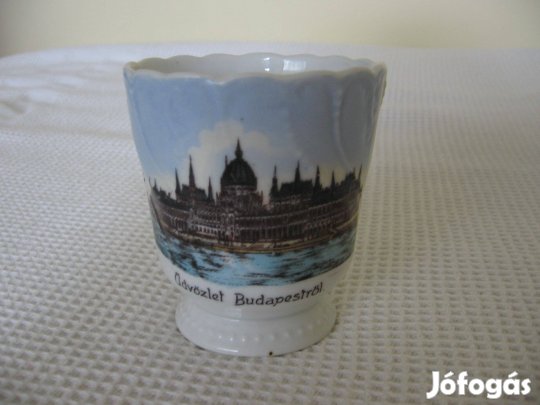 Porcelán pohár - Üdvözlet Budapestről