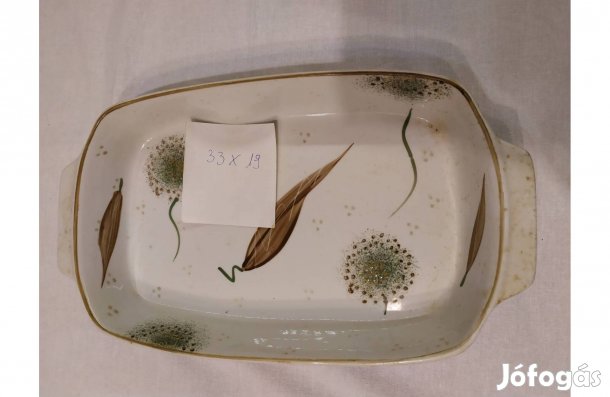 Porcelán sütő tál