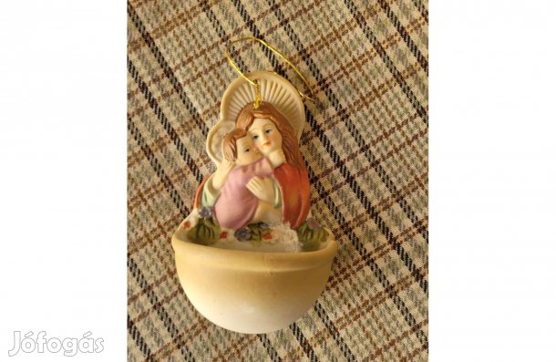 Porcelán szenteltvíztartó