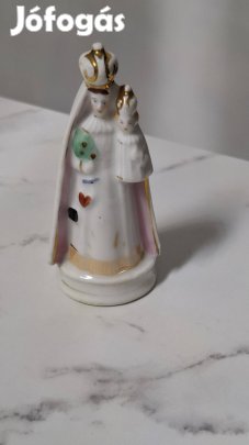 Porcelán szűz Mária szobor